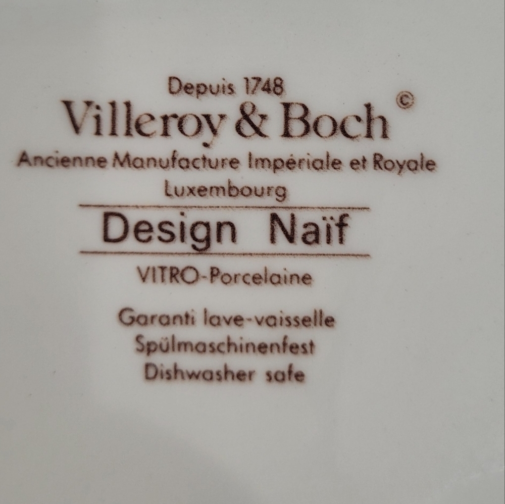 Villeroy & Boch Design Naif #5 - By the Fireside Porcelain 8 1/4" Salad Plate - Picture 4 of 5